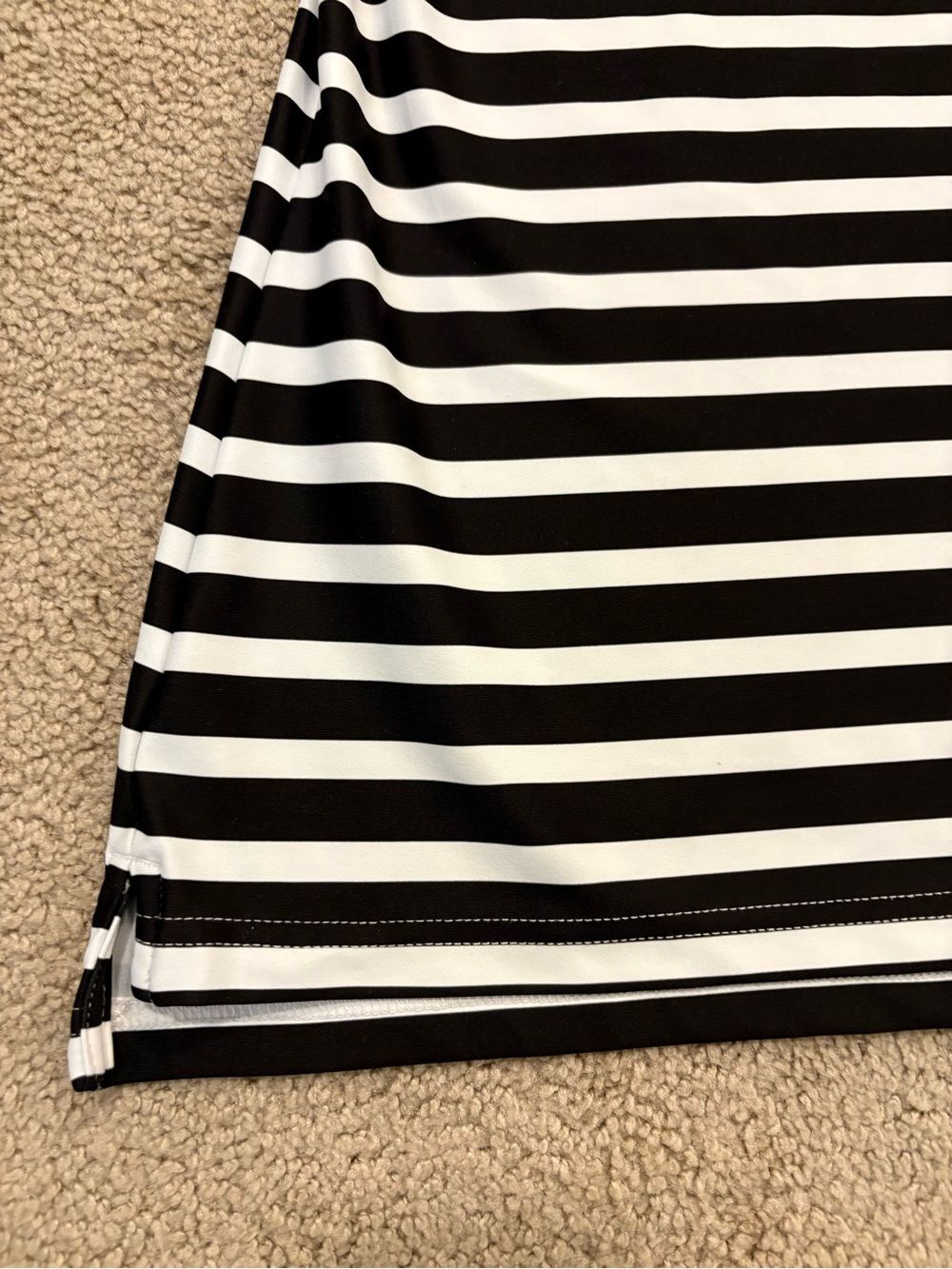 Smith & Quinn Alice Stripe Sleeveless Polo Athletic Tank Top Womens Size Medium - Picture 3 of 9